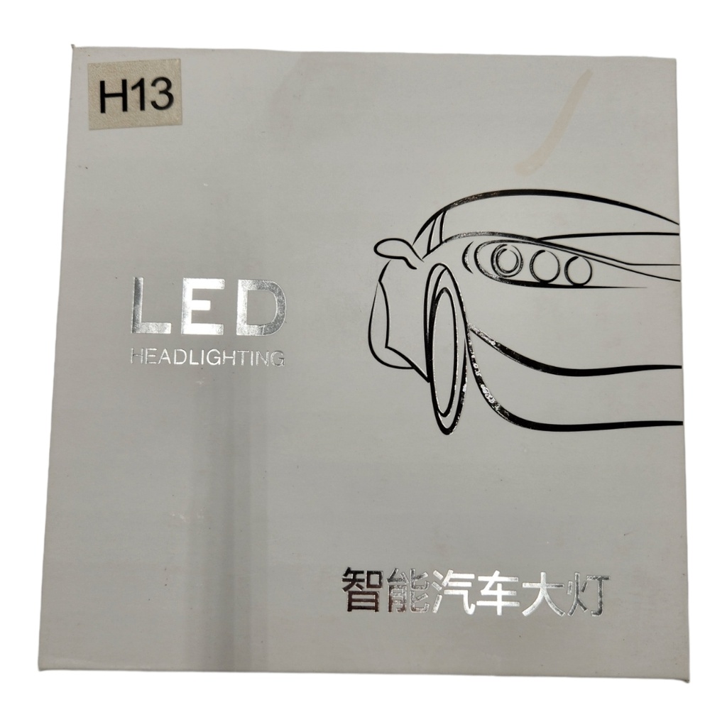 LUCES LED MI2 CHIP CSP H13 6000K 7600 LUMENS