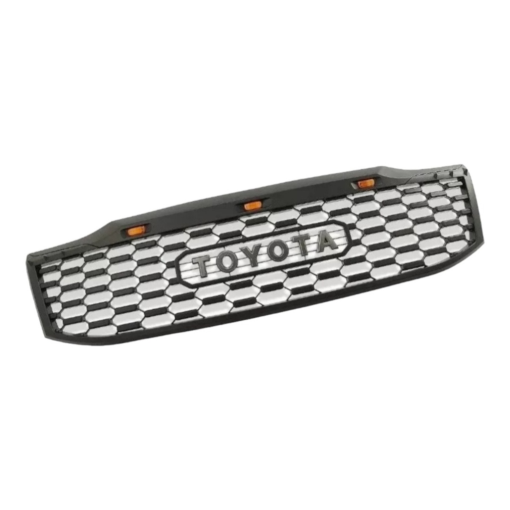 PARRILLA TIPO TRD CON LED HILUX 12-15