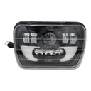 FARO LED RECTANGULAR 7X6 H4 NEGRO EPISTAR LED 70W