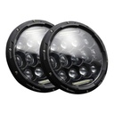FARO LED 7" REDONDO NEGRO MULTIPLE LUPA DRL 10-30V