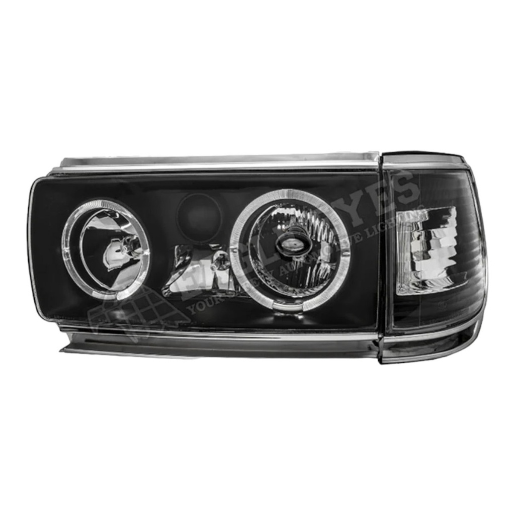 FARO OJO DE ANGEL C/COCUYO NEGRO SET BURBUJA