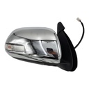 RETROVISOR DER. ELECTRICO CROMADO C/LED HILUX/FORTUNER 12-15