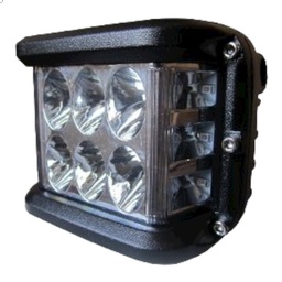 [FA0117] FARO LED 4'' THREE SIDE SHOOTER ROJO