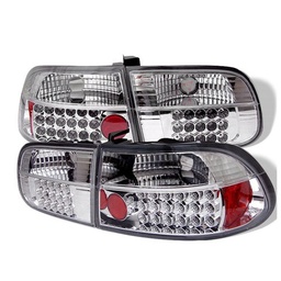 [SK1600-CV92] STOP ALTEZZA CROMADO LED SET CIVIC 4 PUERTAS 92-95